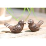 Esschert Design La boÎte aux oiseaux - Oiseaux de l'amitié - rouille – Image 3