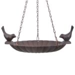 Esschert Design Hangend vogelbad met 2 vogels (8714982115264