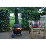 Esschert Design Chauffe Terrasse avec porte en maille – Image 3
