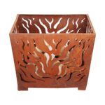 Esschert Design Corbeille à feu carré MM (8714982087066