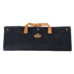 Esschert Design Ensemble d'ustensiles de barbecue en denim (8714982171161
