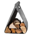 Esschert Design Sac porte-bois toile cirée (8714982174032