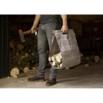 Esschert Design Sac porte-bois toile cirée – Image 4
