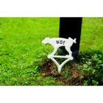 Esschert Design Hondenbordje plassen "No!" wit – Image 2