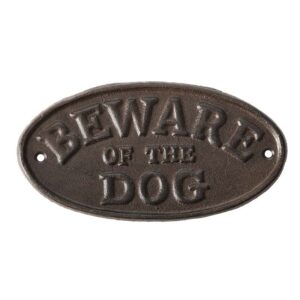 Esschert Design Bord "Beware of the dog" (8714982159947