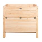 Esschert Design Carré potager avec  stockage (8714982185847