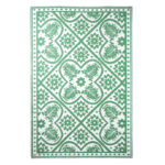 Esschert Design Tapis de jardin carreaux vert blc S (8714982187339