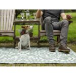 Esschert Design Tapis de jardin carreaux vert blc S – Image 3