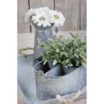 Esschert Design Soucoupe 3 compartiments S - Vieux zinc – Image 2