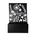 Esschert Design Bloembak met trellis voorzien van bloemendesign (8714982196508