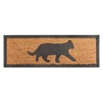 Esschert Design Tapis cocos/caoutchou Chat (8714982107122