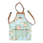 Esschert Design Tablier jardin motif rose avec jute (8714982121548