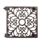 Esschert Design Plateau roulettes fonte carré – Image 3
