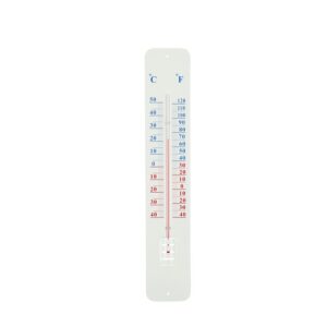 Esschert Design Thermometre sur plaque metal 45 cm (8714982005268