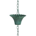 Esschert Design Chaîne de pluie vert de gris – Image 3