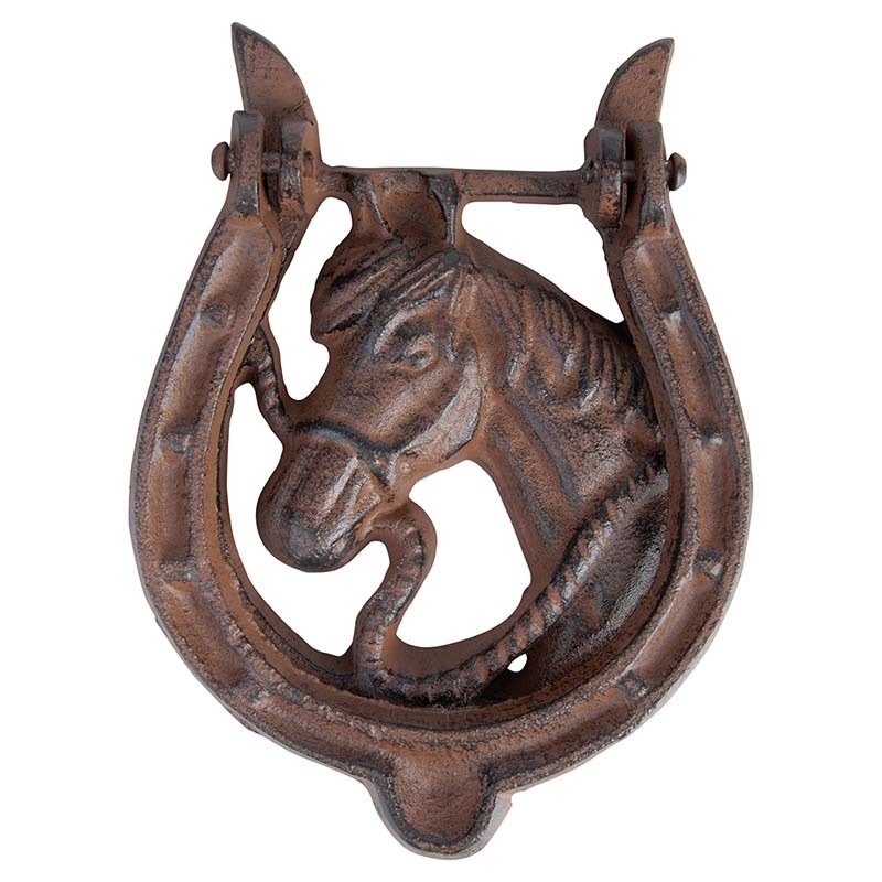 Esschert Design Heurtoir porte en fonte cheval (8714982041952