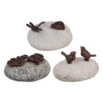 Esschert Design Assortiments de galets 2 animaux (8714982061554