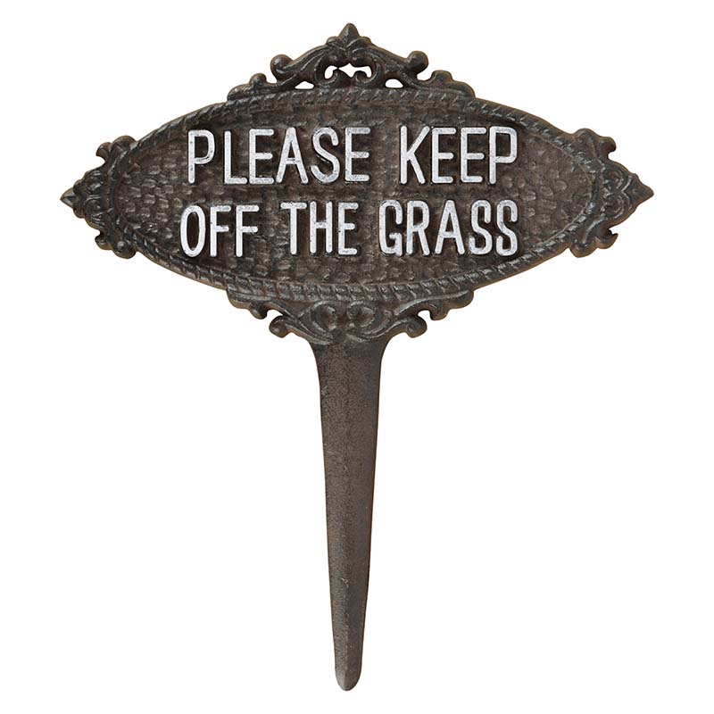Esschert Design Keep off the grass sign (8714982131035