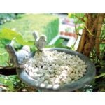 Esschert Design La soucoupe pour pot - avec oiseaux, gris – Image 2