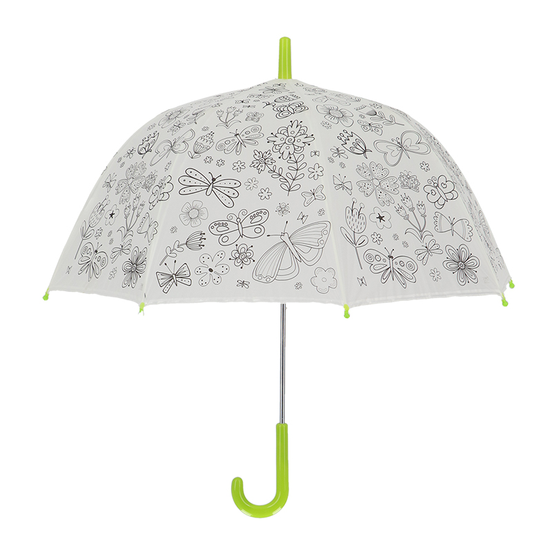Esschert Design Parapluie à peindre "fleurs" (KG277 8714982225734) - 01