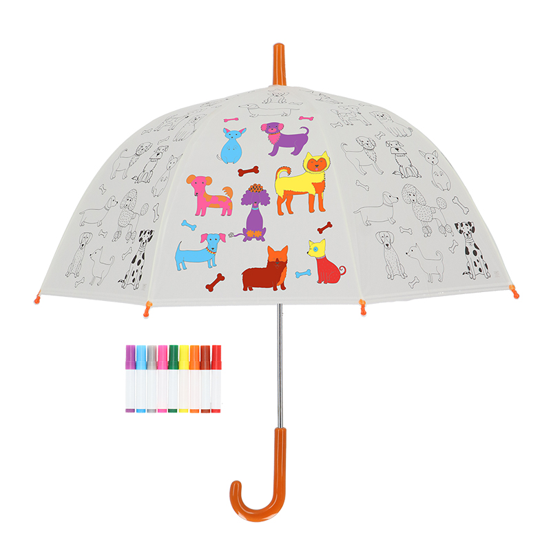 Esschert Design Parapluie à peindre "chiens" (KG279 8714982225758) - 03