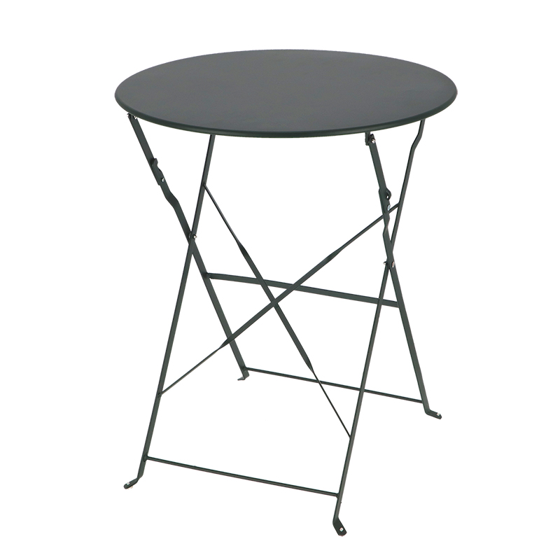 Esschert Design Table bistrot métal vert (MF046 8714982238819) - 01