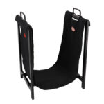 Esschert Design Porte bûches noir avec support () - 02