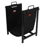 Esschert Design Porte bûches noir avec support () - 04