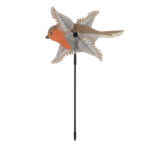 Esschert Design Moulin à vent rouge gorge européen () - 05