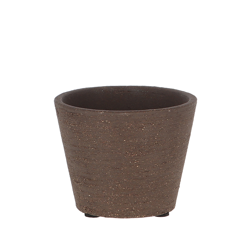 Esschert Design Pot de fleur non verni marron 9cm () - 01