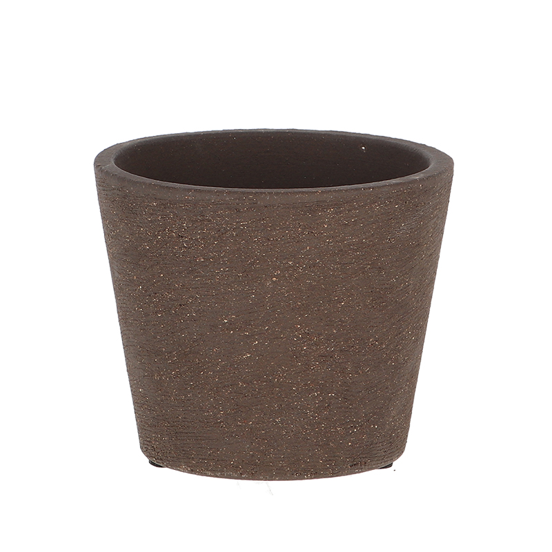 Esschert Design Pot de fleur non verni marron 12cm () - 01