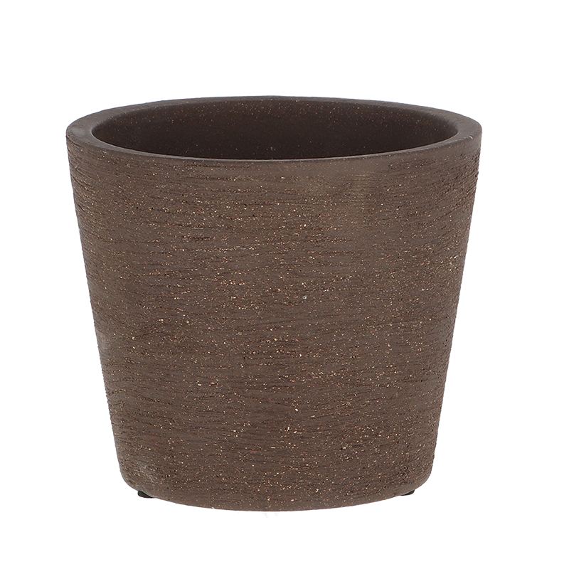 Esschert Design Pot de fleur non verni marron 15cm () - 01