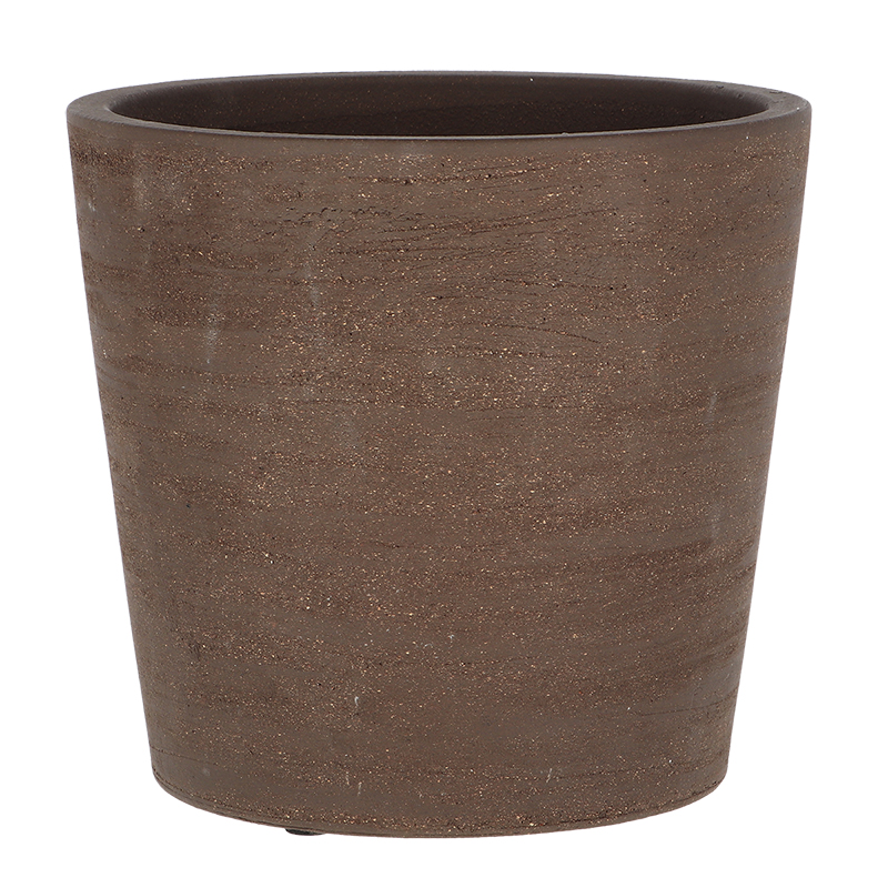 Esschert Design Pot de fleur non verni marron 25cm () - 01