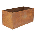 Esschert Design Pot de fleurs acier corten rect. L () - 04