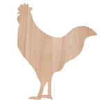 Esschert Design Planche à découper poule L (FF593 8714982258350) - 02