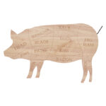 Esschert Design Planche à découper cochon L (FF594 8714982258367) - 01