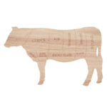 Esschert Design Planche à découper vache L (FF595 8714982258374) - 01