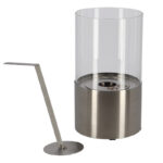 Esschert Design Bioéthanol cheminée de table rde SS (FF616 8714982265228) - 01