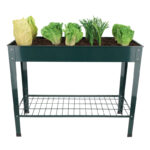 Esschert Design Carré potager métal vert L (PY176 8714982249402) - 01