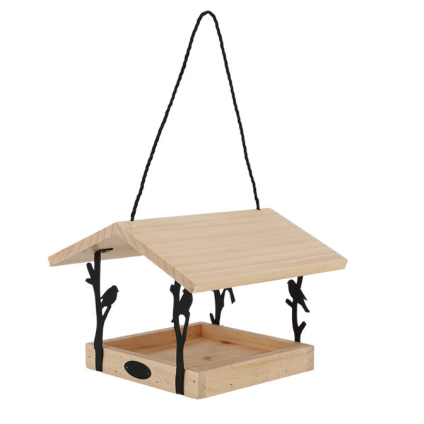 Esschert Design Table à oiseaux suspendue et mangeoire (FB603 8714982259081) - 02