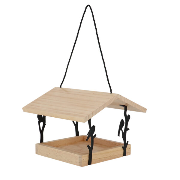 Esschert Design Table à oiseaux suspendue et mangeoire (FB603 8714982259081) - 04