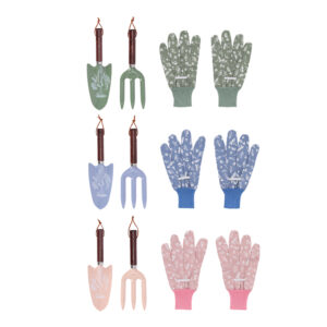 Esschert Design Diapositive outils jardin+gants ass (TR067) - 01