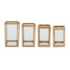 Lantaarn hout set van 4 (WL86) - 02