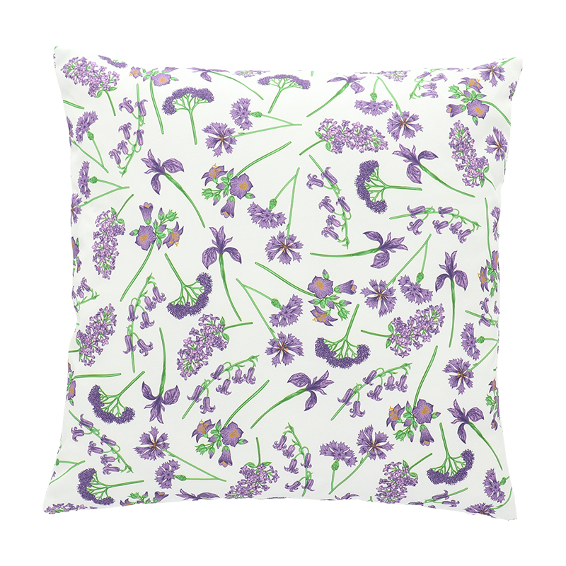 Esschert Design Coussin d'extérieur fleurs violet (BK039 8714982276903) - 1