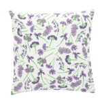 Esschert Design Coussin d'extérieur fleurs violet (BK039 8714982276903) - 2