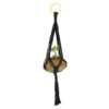 Esschert Design Macramé suspension plante noir S (JP022 8714982289347) - 03