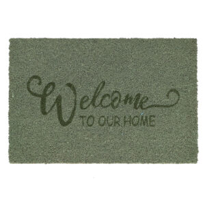 Esschert Design Paillasson coco "welcome" vert M (RB328 8714982287220) - 01