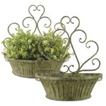 Esschert Design AM Green wandplantenbak S set/2 (AM100
