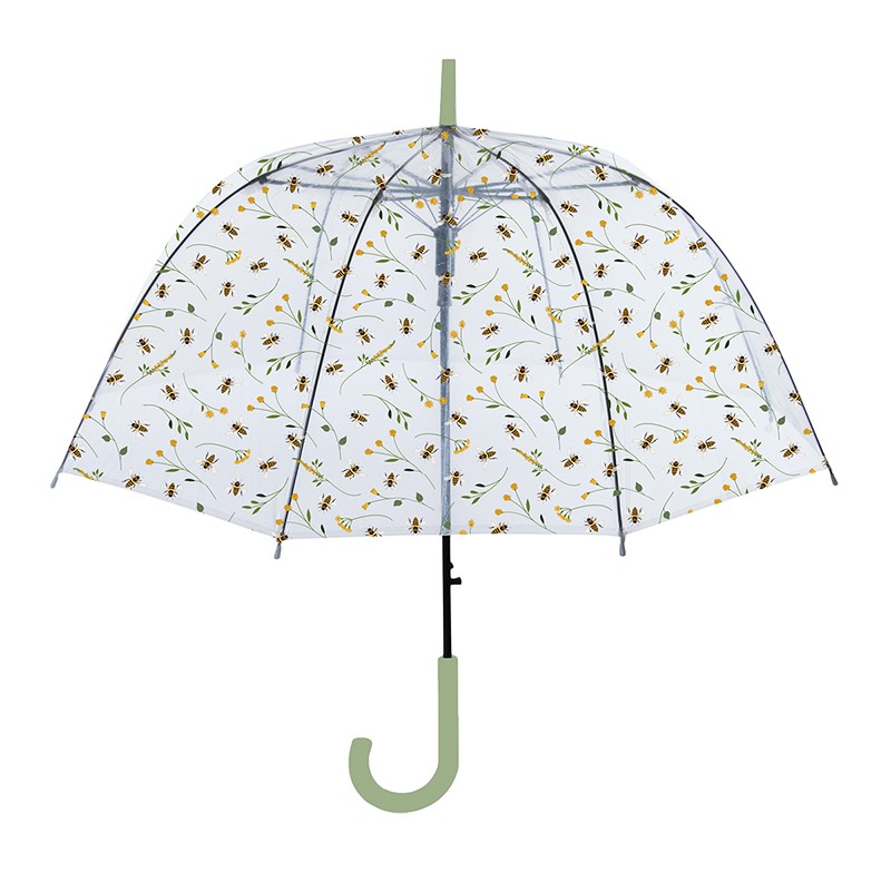 Esschert Design Bijenprint transparante paraplu (BEE003 8714982172960)