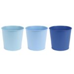 Esschert Design Blauwtinten bloempot zink ass. (EL102 8714982166099)